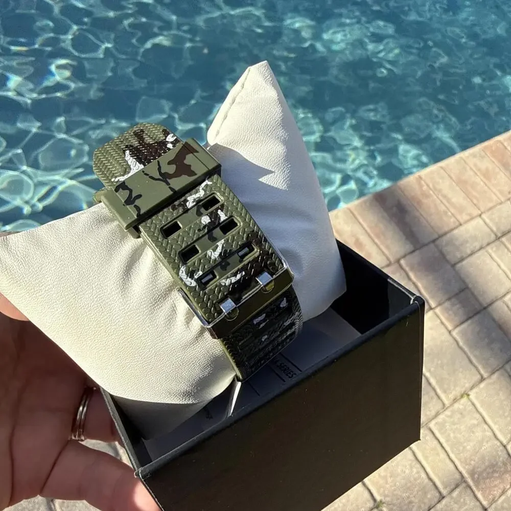 NWT Activa Neo X Invicta Collab Men's Watch 55mm Camo Green ACW428-001